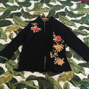 Chinese Style Lightweight Floral Jacket